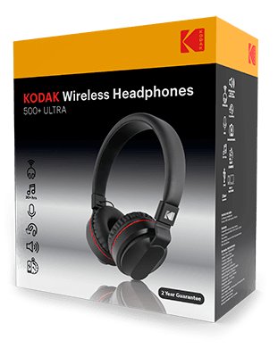 auriculares diadema bluetooth Kodak 500+ ULTRA Wireless Headphones